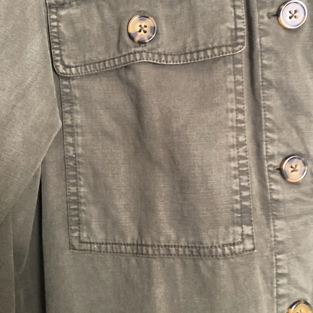 Lucky brand shacket, army green, size L - Picture 5 of 10